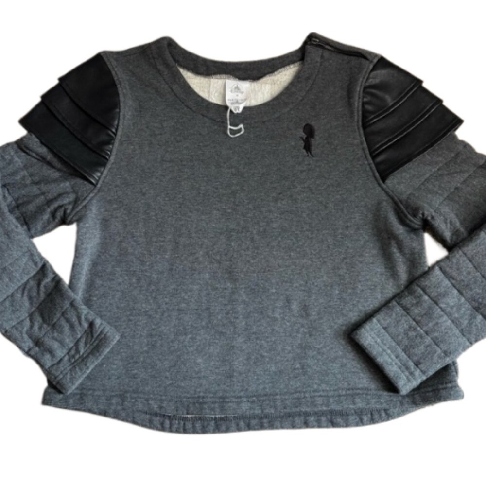 Disney Pixar Incredibles, Edna Mode, Charcoal and Cream Sweatshirt, M